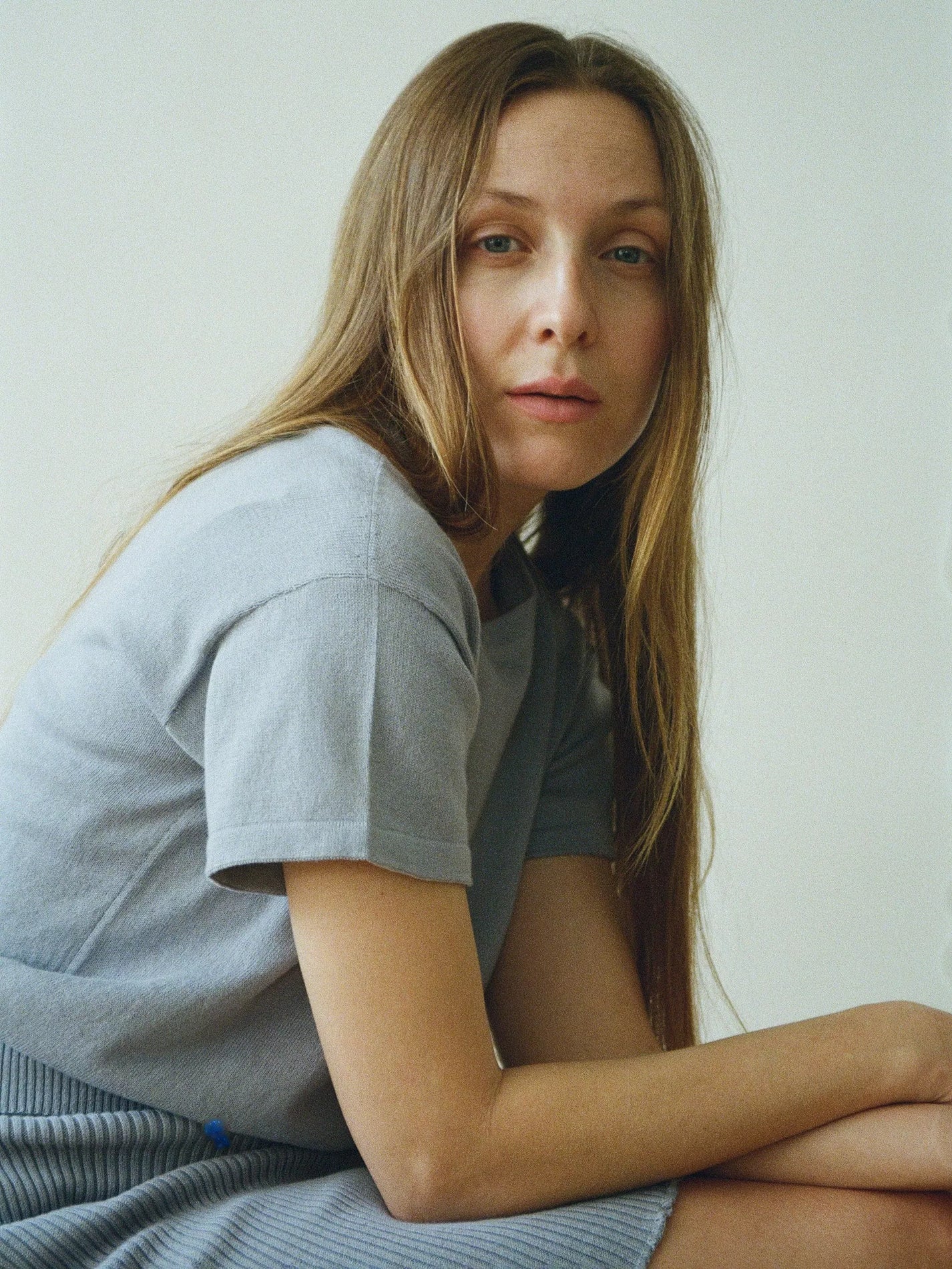 Jungle Folk /  top en maille El sur - Berlin Blue