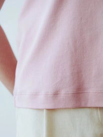 Jungle Folk /  top Ela Crop - Bubble Pink