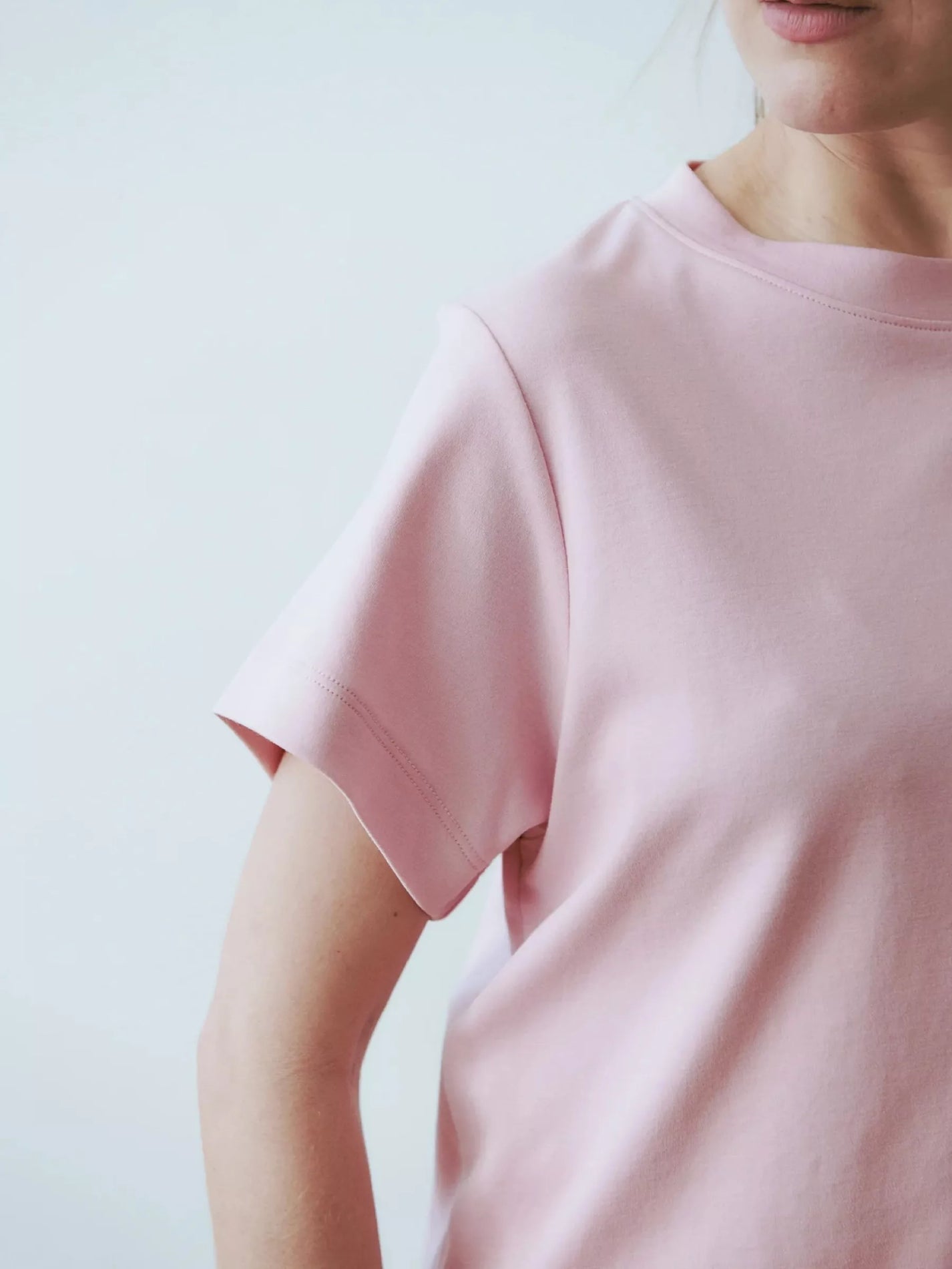 Jungle Folk /  top Ela Crop - Bubble Pink