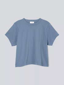 Jungle Folk /  top Ela Crop - Coastal Blue