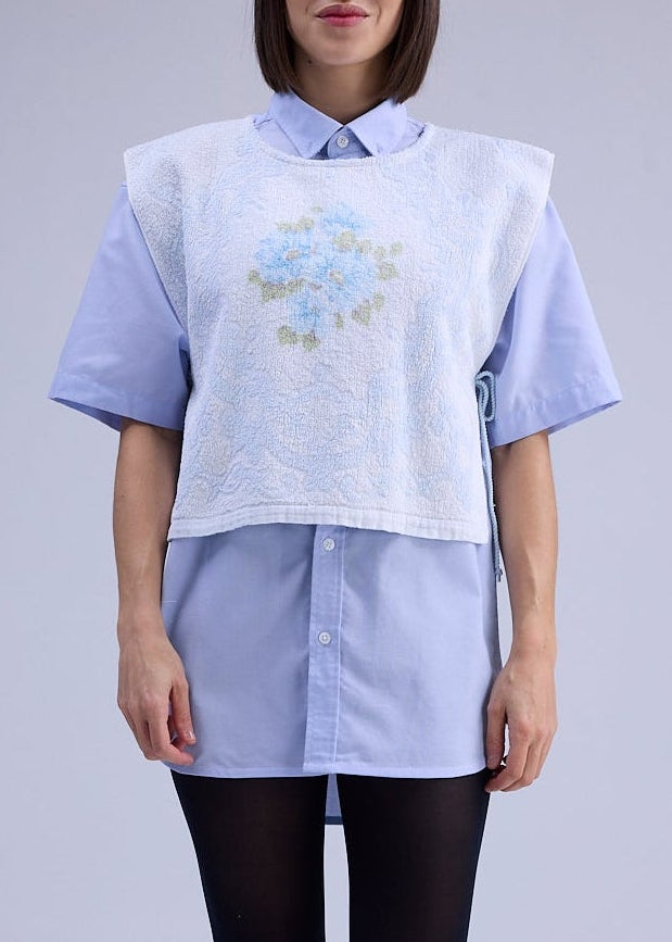 RE/Terry / Top tissu éponge à nœuds - N°6 florale