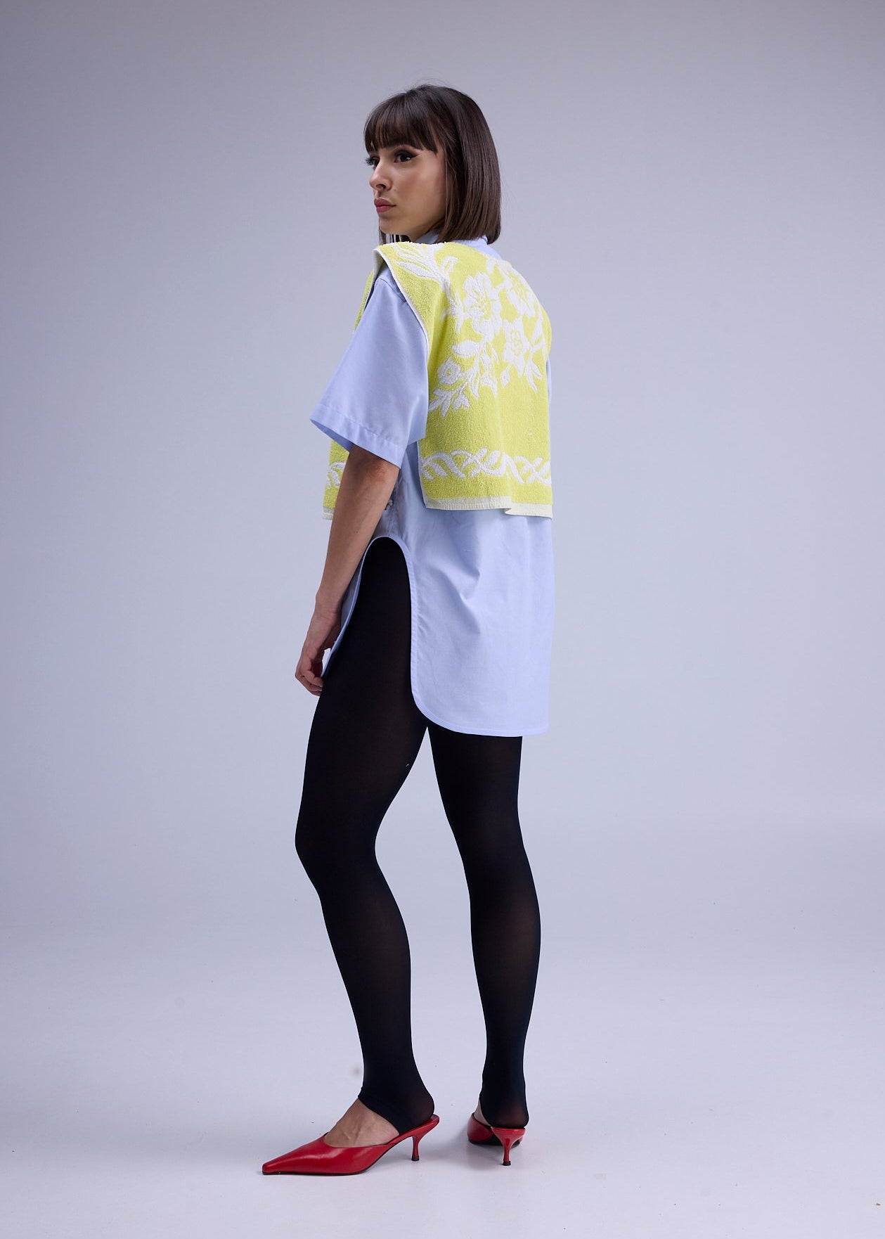 RE/Terry / Top tissu éponge à nœuds - N°9 arabesque