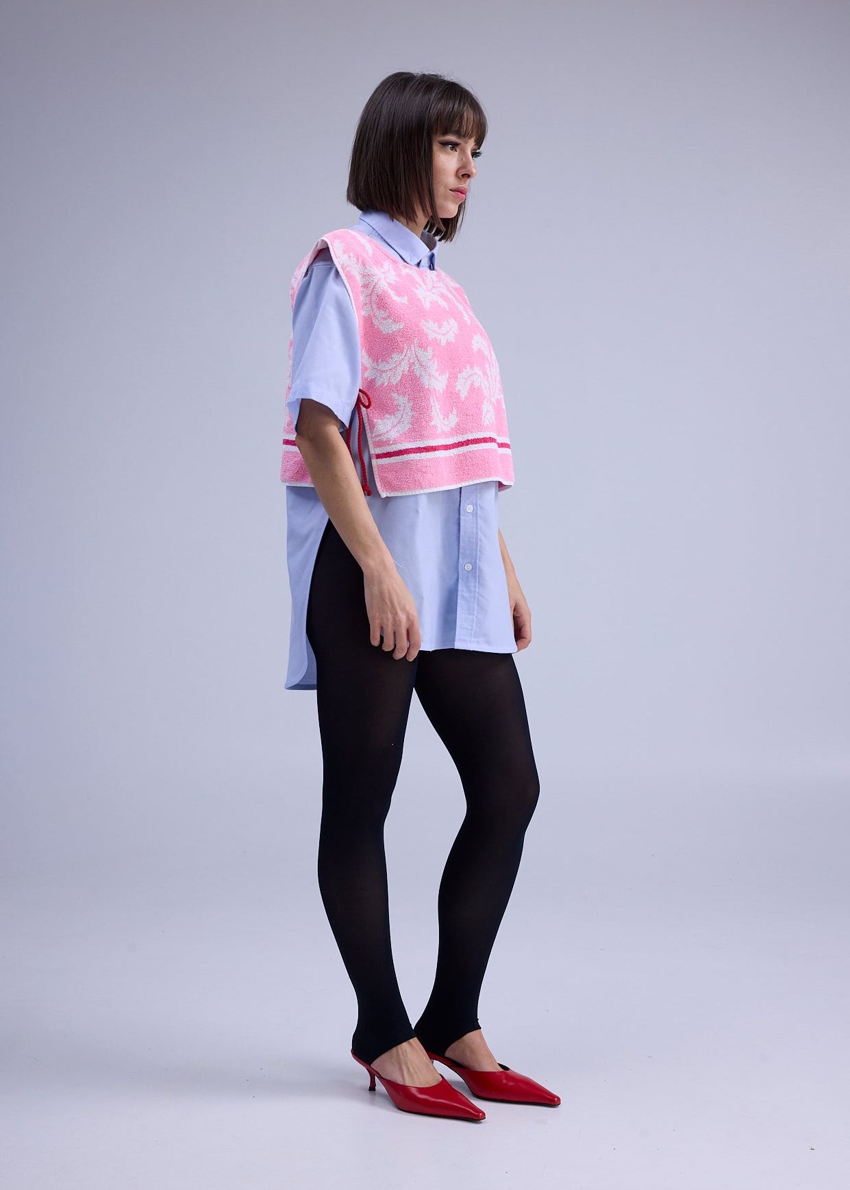 RE/Terry / Top tissu éponge à nœuds - N°10 feuille