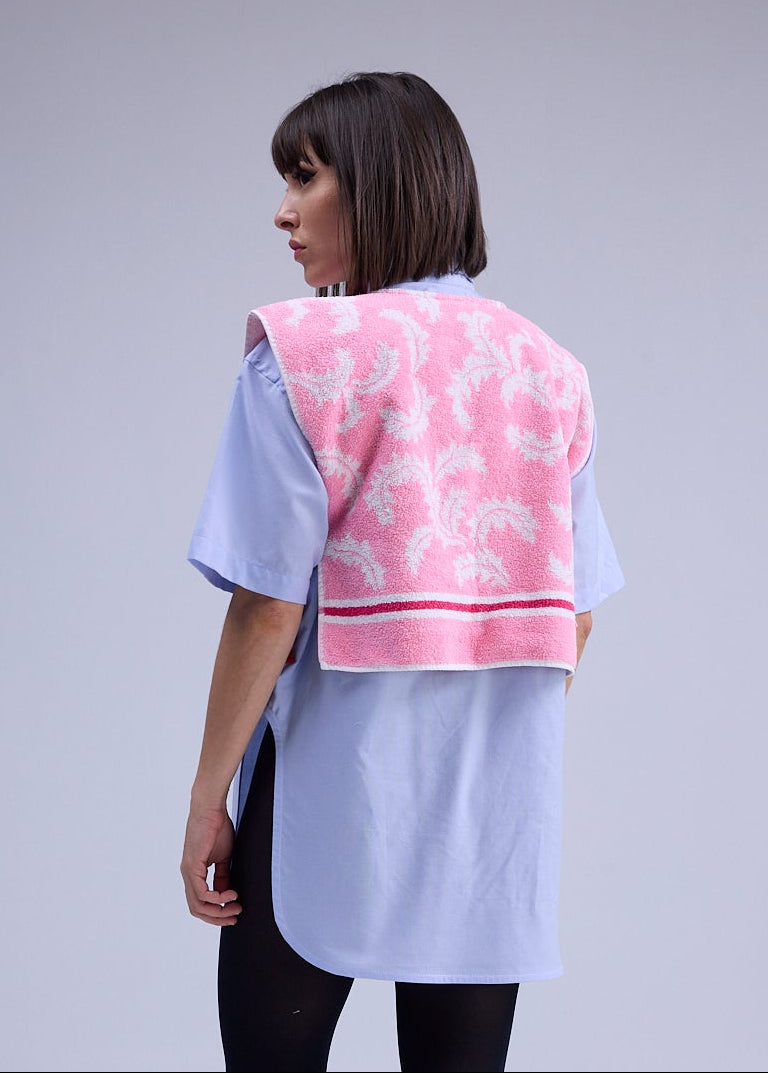 RE/Terry / Top tissu éponge à nœuds - N°10 feuille