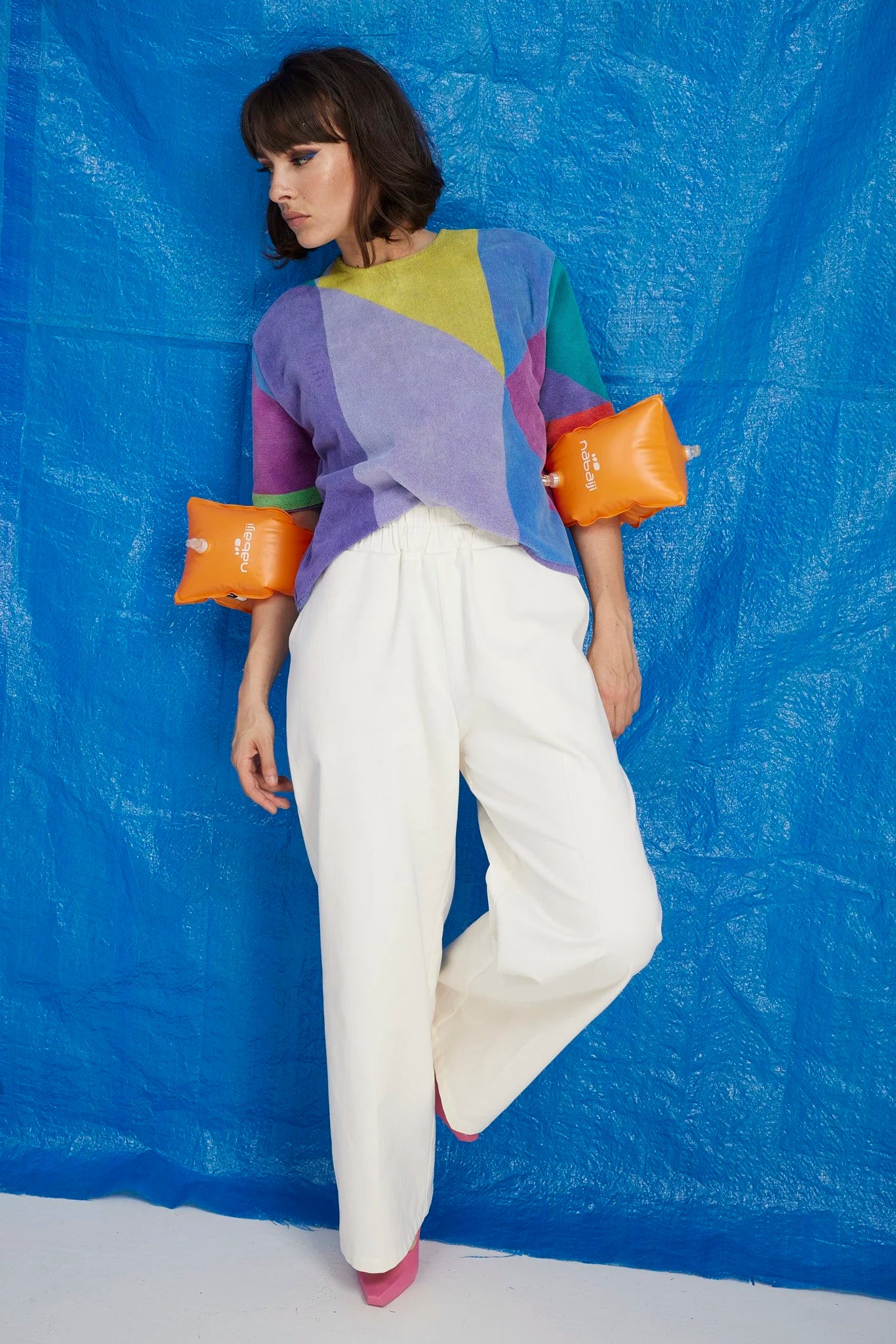 RE/Terry / Top Goutte terry cloth - Geometric patterns