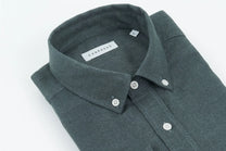 CARPASUS / Chemise flanelle &quot;Populus&quot; - vert mousse