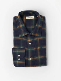 CARPASUS / Chemise Castanio flanelle, navy check