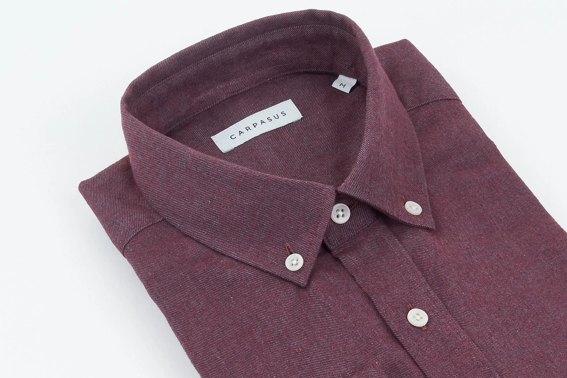 CARPASUS / Chemise flanelle &quot;Populus&quot; - bordeaux