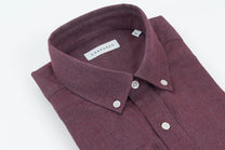 CARPASUS / Chemise flanelle &quot;Populus&quot; - bordeaux