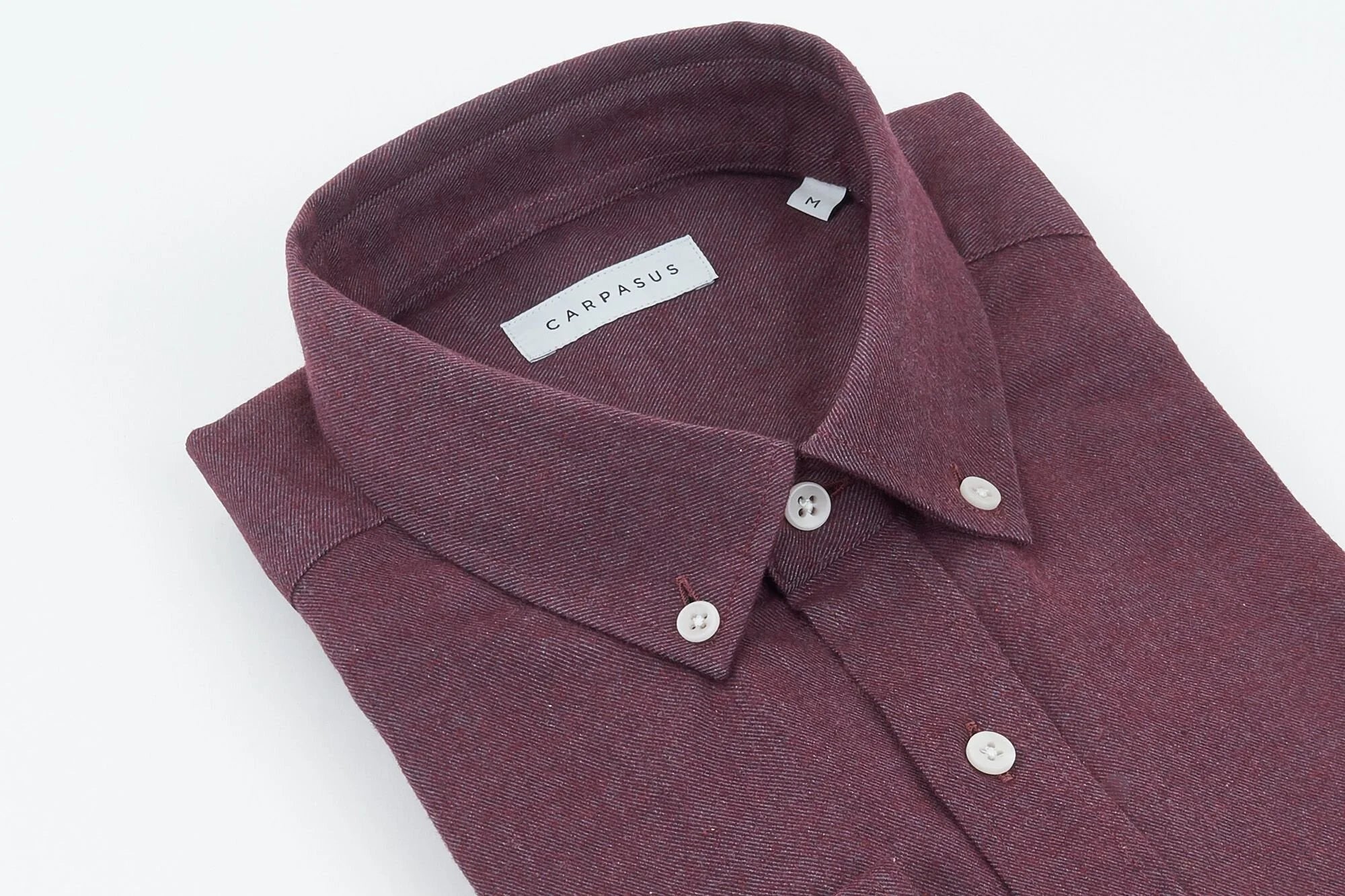 CARPASUS / Chemise flanelle &quot;Populus&quot; - bordeaux