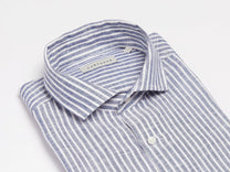 CARPASUS / Chemise Bellerive, navy stripes