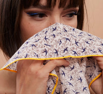 LABO / Mouchoirs en tissu/ oiseaux