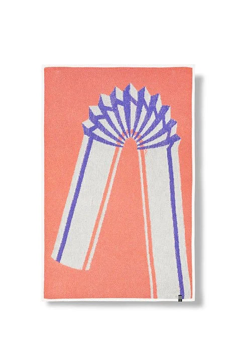 ZigZagZurich / small blanket/beach towel "STRAW"