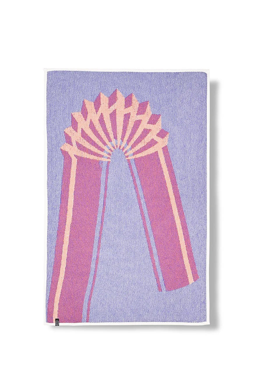 ZigZagZurich / small blanket/beach towel "STRAW"