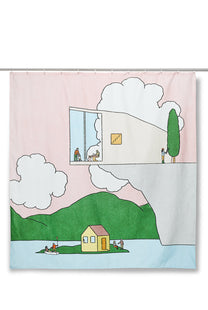 ZigZagZurich / Rideau de douche &quot;Parallel Society&quot;