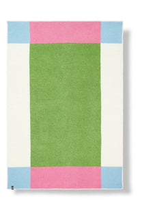 ZigZagZurich  / Plaid en laine « Frame »