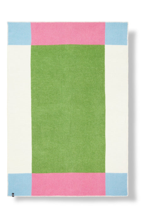 ZigZagZurich  / Plaid en laine « Frame »