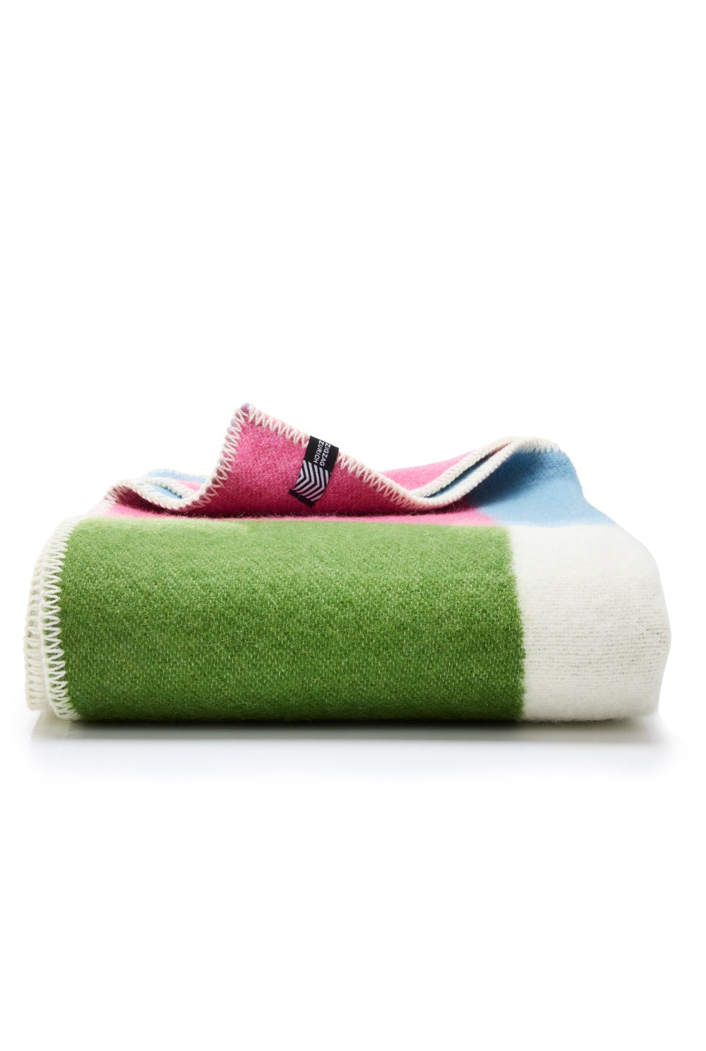ZigZagZurich  / Plaid en laine « Frame »