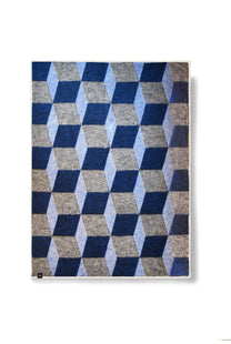 ZigZagZurich  / Plaid en laine "Molecula II"