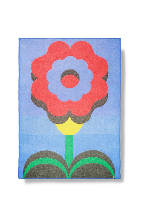ZigZagZurich  / Plaid en laine « Blossom »