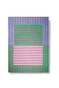 ZigZagZurich  / Plaid en laine &quot;lined Up&quot;